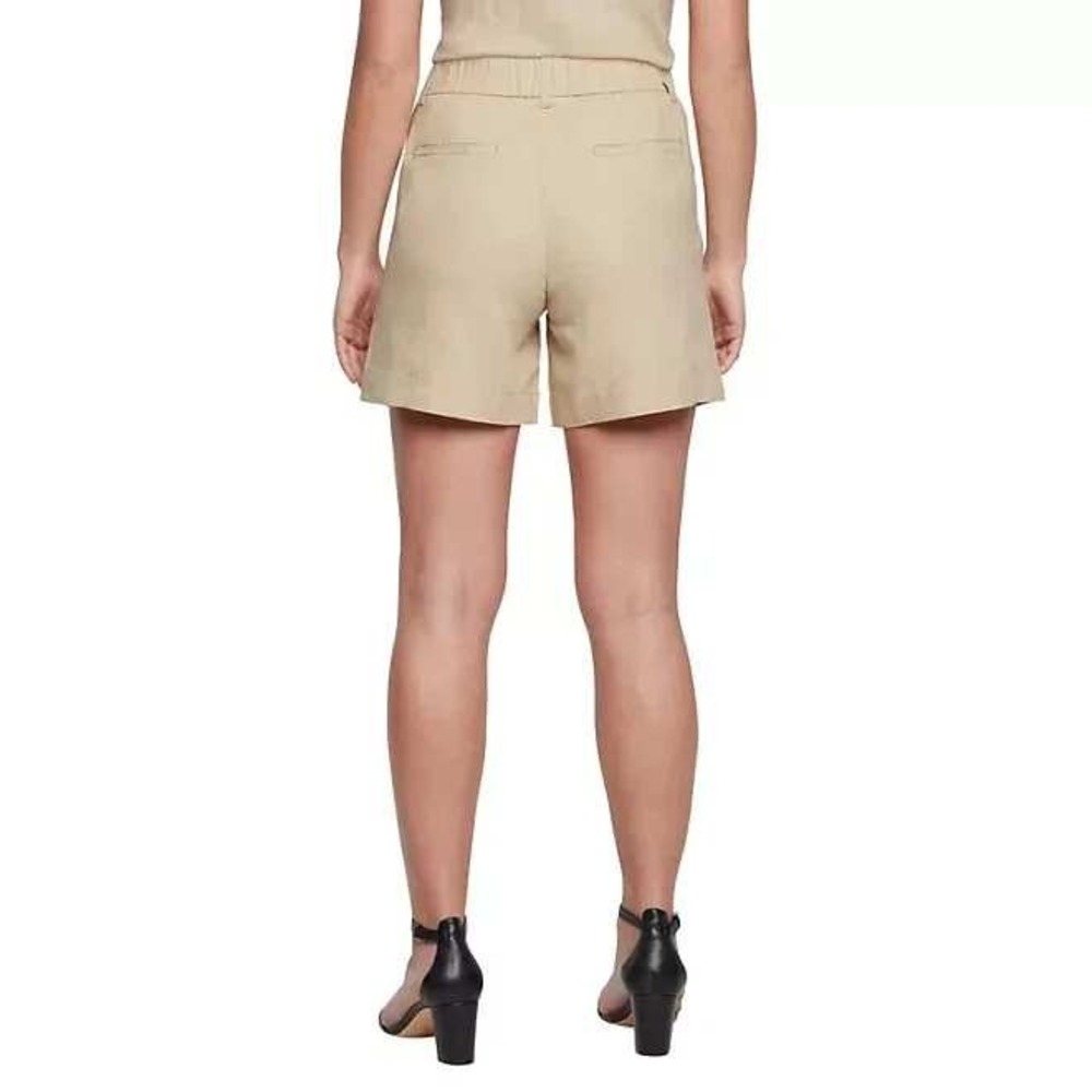 Express Linen Pleated High Waist Shorts with Pockets Casual - Sz 10 /#6301 - Picture 4 of 5